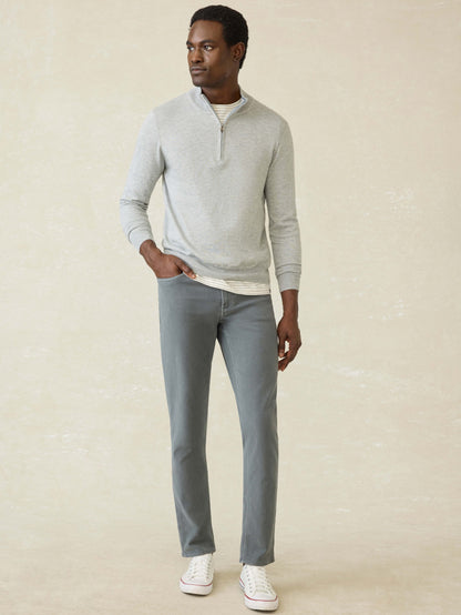 Stretch Terry 5-Pocket Pant - Slate