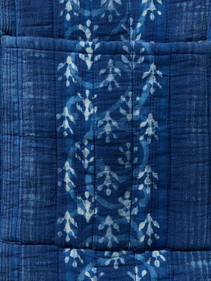 Sun Valley Quilted Tote - Indigo Valley